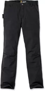 Image of Carhartt Straight Fit Double Front Pants, black, Size 34, black, Size 34