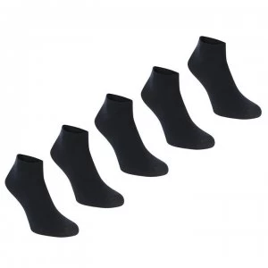 Image of Slazenger 5 Pack Trainer Socks Junior - Dark Asst