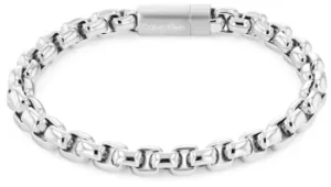 Image of Calvin Klein 35000053 Silver Tone Chunky Chain Bracelet Jewellery
