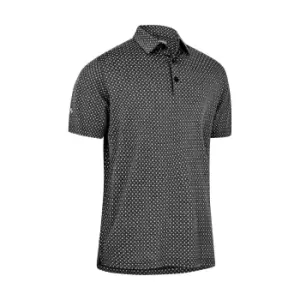 Image of Callaway Mens Micro-Dot Soft Touch Polo Shirt (M) (Black Heather)
