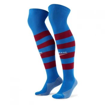 Image of Nike Barcelona Home Socks 2021 2022 - Blue/Red