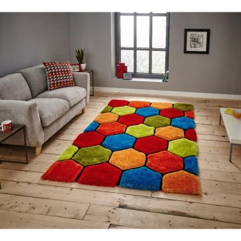 Image of Noble House 30782 30782 Multi 120cm x 170cm Rectangle - Multicoloured