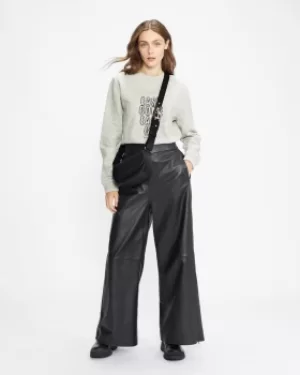 Image of Embroidered Slogan Sweatshirt