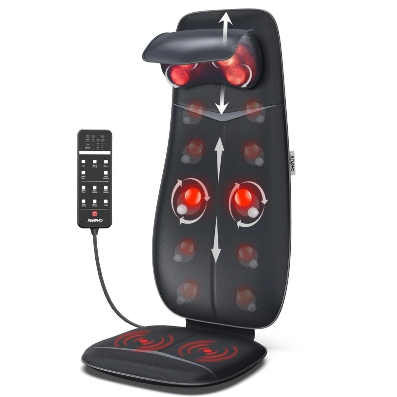 Image of Renpho RENPHO Neck & Back Massage Cushion Black unisex ONE SIZE