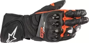 Image of Alpinestars GP Plus R V2 Motorcycle Gloves, black-red, Size S, black-red, Size S