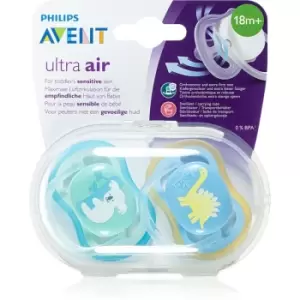 Image of Philips Avent Soother Ultra Air 18m+ dummy Boy Koala/Dino 2 pc