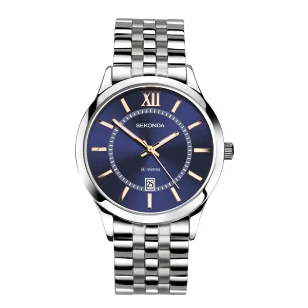 Image of Sekonda 1197 Blue Dial Bracelet Watch - W31212