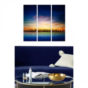 Image of MDF199335725 Multicolor Decorative MDF Painting (3 Pieces)