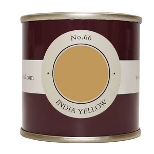 Image of Farrow & Ball Estate India yellow No. 66 Emulsion Paint 100ml Tester pot