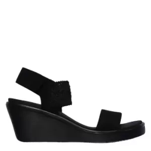 Image of Skechers Sling Back Sandal W Luxe Fo - Black