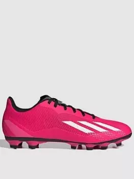 Image of adidas Mens X Speed Form.4 Firm Ground Football Boot, Pink, Size 7, Men