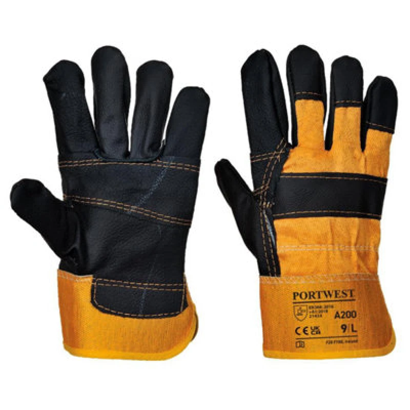 Image of Portwest Unisex Adult Cowhide Leather Furniture Gloves