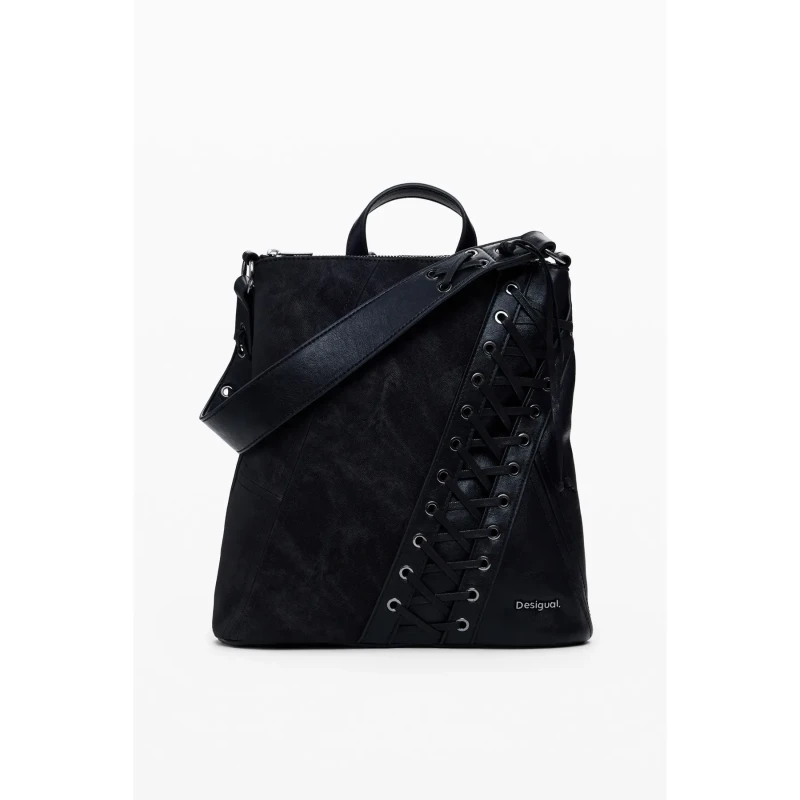 Image of Desigual Womens mini backpack Desigual Patch Tango Pretoria Noir Female TU