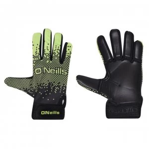 Image of ONeills X Force GAA Gloves Juniors - Black/Neon Lime