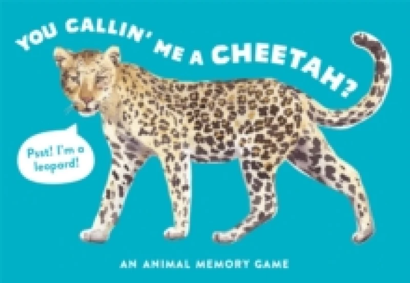 Image of You Callin' Me a Cheetah? (Psst! I'm a Leopard!) : An Animal Memory Game Cards