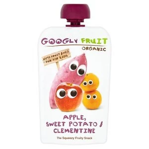 Image of Googly Fruit Organic Apple Sweet Potato and Clementine Squeezy