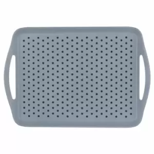 Image of 5Five Anti Slip Rectangular Tray - Grey