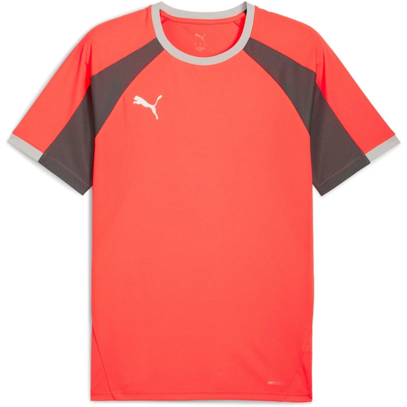 Image of Puma Puma Individualliga Jersey T-Shirt Mens Glowing Red male S