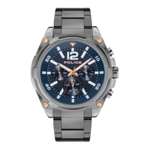 Image of Police Sandwood Watch with Gun Stainless Steel Bracelet