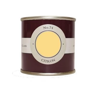 Image of Farrow & Ball Estate Citron No. 74 Emulsion Paint 100ml Tester pot