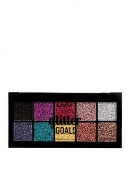 Image of NYX Professional MAKEUP Glitter Goals Cream Pro Palette, One Colour, Women