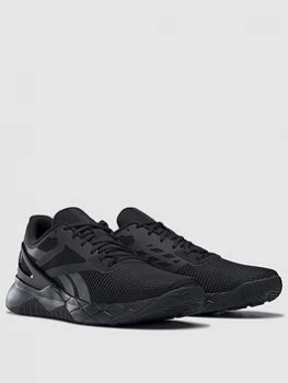 Image of Reebok Nanoflex Training - Black/Grey, Size 8, Men