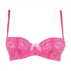 Image of B Temptd Ciao Bella Balconette Bra - 656 Pink YARR
