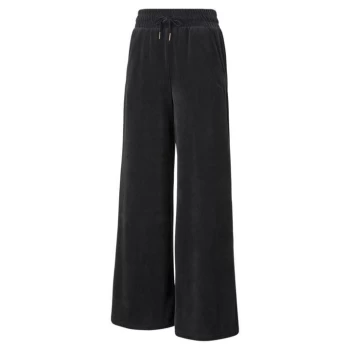 Image of Puma HER Velour Jogging Pants Womens - Black