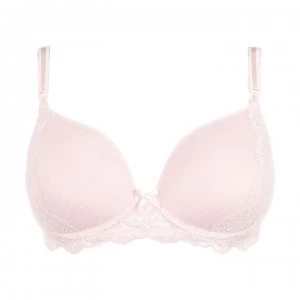 Image of Figleaves Juliette Lace T Shirt Bra - Rose