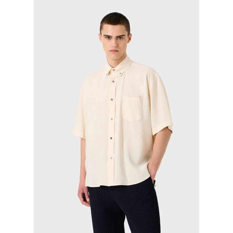 Image of Emporio Armani Shirt Cream male S