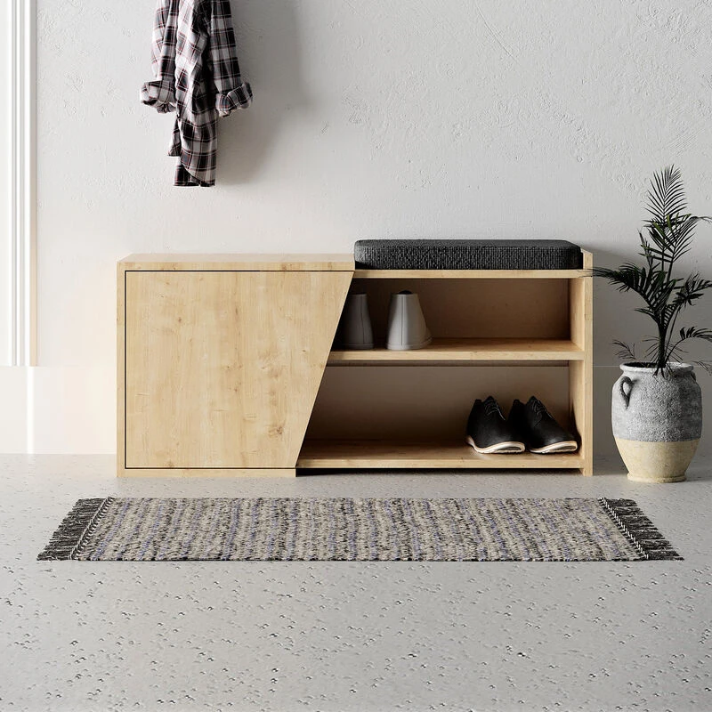 Image of DECORTIE Decortie - Fiona Bench - Oak - Oak M.P.23245.4