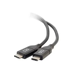 Image of C2G 0.9m (3ft) USB C Cable M/M - USB 2.0 (5A) - Black
