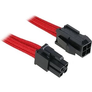 Image of BitFenix Alchemy 4-Pin ATX12V Extension 45cm - sleeved red/black