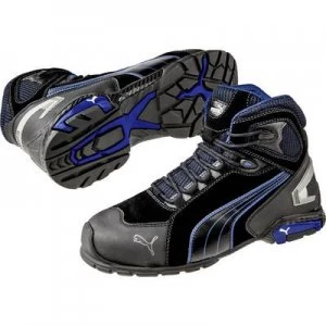 Image of PUMA Safety Rio Black Mid 632250-41 Safety work boots S3 Size: 41 Black, Blue 1 Pair