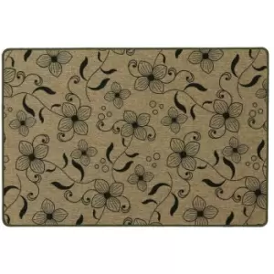 Image of Elegance Range Flowers Indoor Mat 50 x 75cm - JVL