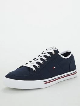 Image of Tommy Hilfiger Core Corporate Textile Trainers - Desert Sky Navy