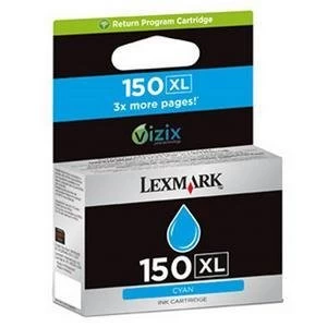 Image of Lexmark 150XL Cyan Ink Cartridge