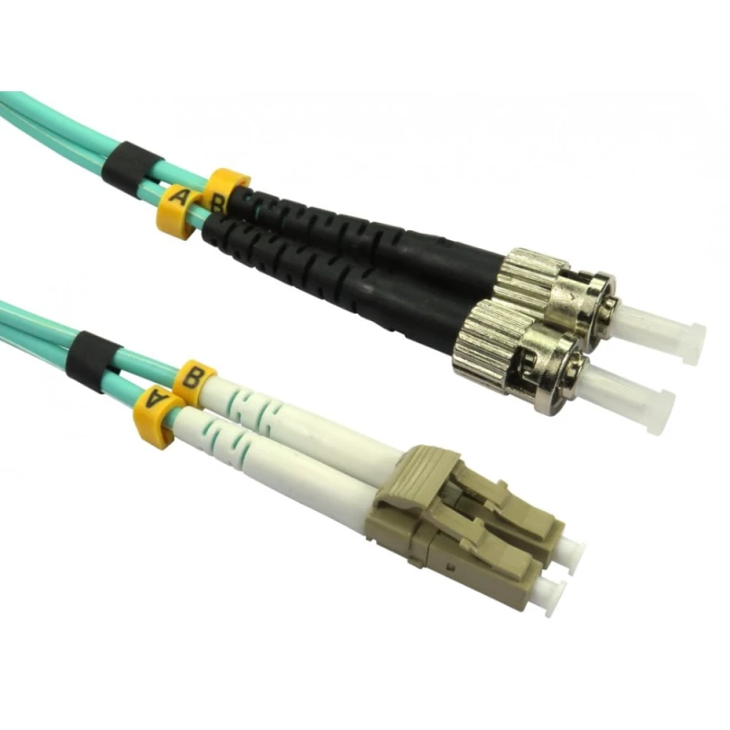 Image of Cables Direct 3m OM3 Fibre Optic Cable, LC-ST (Multi-Mode)