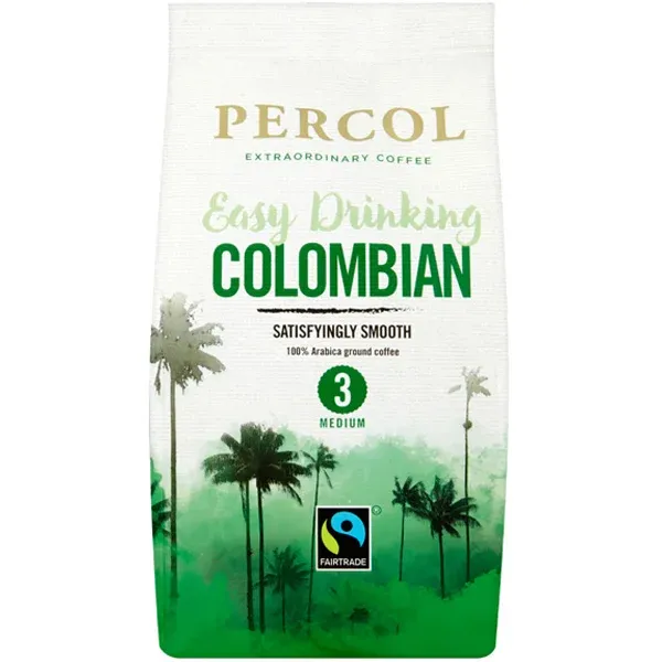 Image of Percol Colombian Ground Coffee 200g