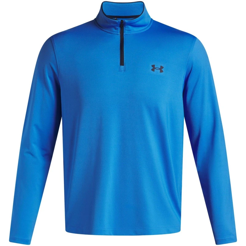Image of Under Armour Match Play Zip Mens Blue Atlantis male L