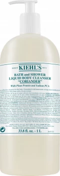 Image of Kiehl's Bath & Shower Liquid Body Cleanser Coriander 1 litre