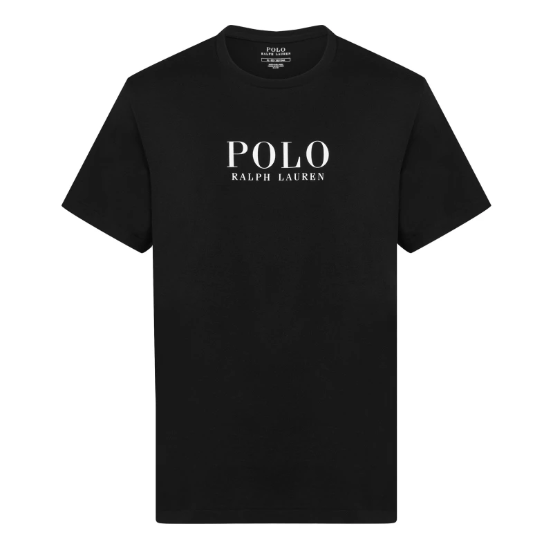 Image of Polo Ralph Lauren Box Logo T-Shirt Polo Black male S