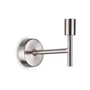 Image of Wall light Set Metal, aluminum Nickel 1 bulb 16cm
