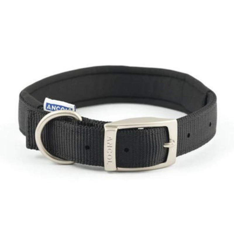 Image of Ancol Viva Weather Proof Padded Collar Black