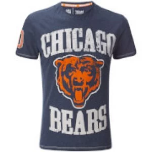 Image of NFL Mens Chicago Bears Logo T-Shirt - Navy - S
