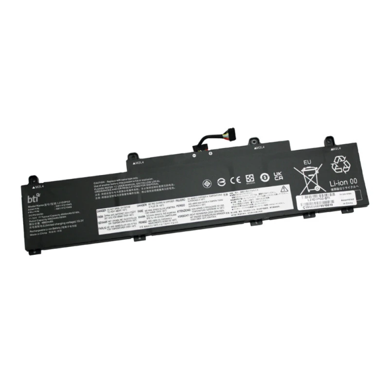 Image of BTI BTI L21C3PG2 compatible 57Wh 3-cell battery for Lenovo Thinkpad L14 G3 L21C3PG2-BTI