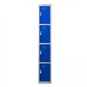 Image of Phoenix PL Series PL1430GBE 1 Column 4 Door Personal Locker Grey