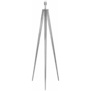 Image of Minisun - 141cm Tripod Floor Lamp Base - Brushed Chrome