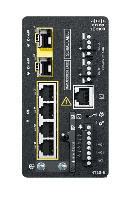 Image of Cisco Catalyst IE3100 Managed L2 Gigabit Ethernet (10/100/1000) Black
