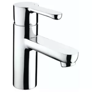 Image of Nero Basin Sink Mono Mixer Tap Modern Chrome Stylish Round Single Lever - Bristan